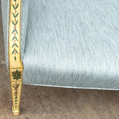 Mid-Century Adam Style Painted Sofa / Settee