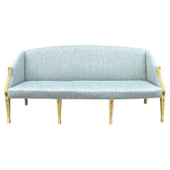 Retro Mid-Century Adam Style Painted Sofa / Settee 