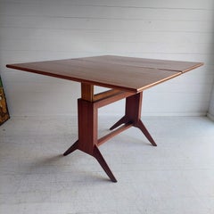 Mid Century adjust. & extend. teak coffee / dining table by Wilhelm Renz, 1950s