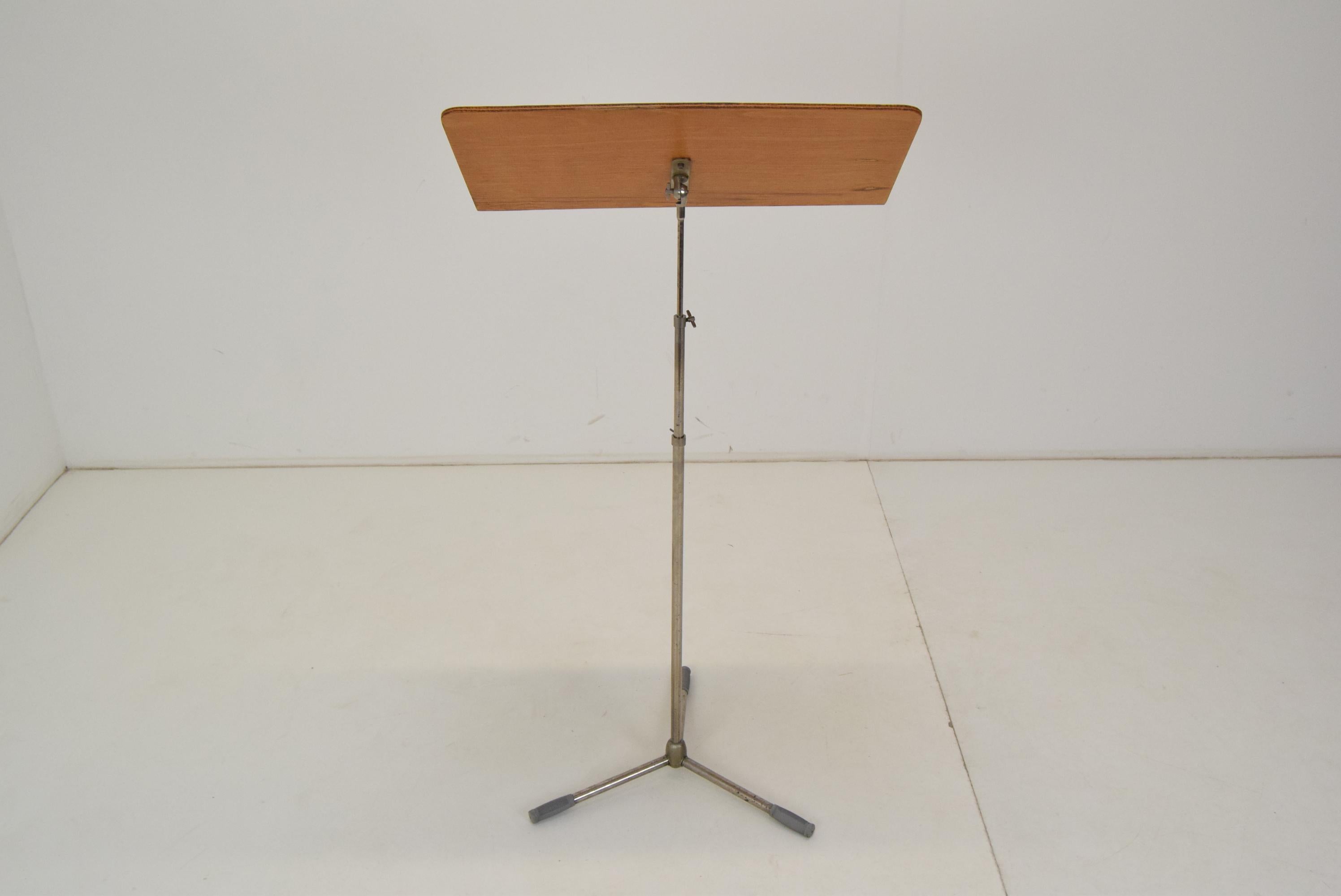Mid-Century Modern Mid-Century Adjustable and Folding Music Stand, 1960's For Sale