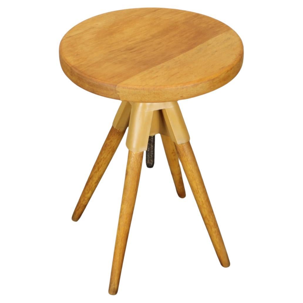 Mid-Century Adjustable Atelier Stool, Czechoslovakia, 1960s