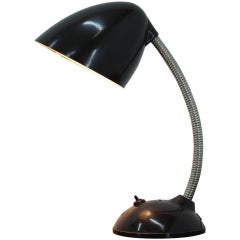 Lampada da tavolo regolabile in bachelite del Medioevo di Eric Kirkman Cole, anni '50