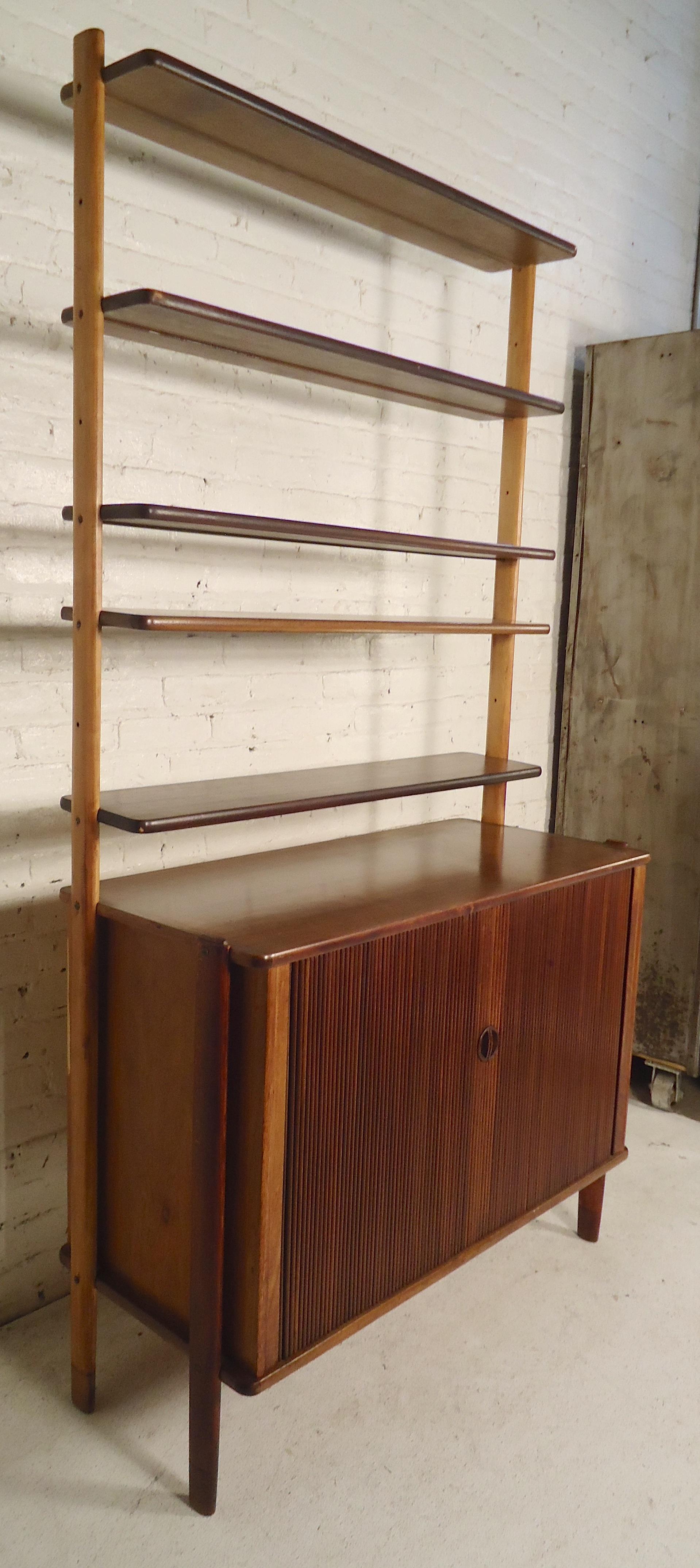 Mid-Century Modern Midcentury Adjustable Bookcase