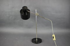 Mid-Century Adjustable Chrome and Bakelite Desk Lamp, Czechoslovakia, 1950s