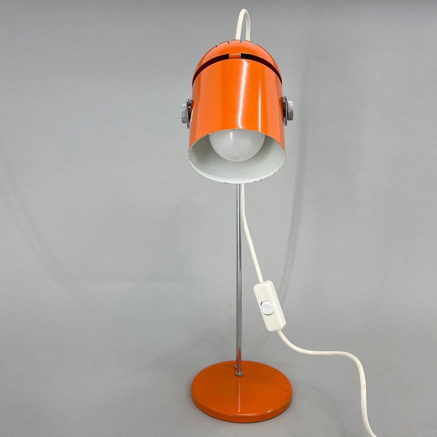 Mid-Century Adjustable Chrome Table Lamp by Stanislav Indra, 1970's 3