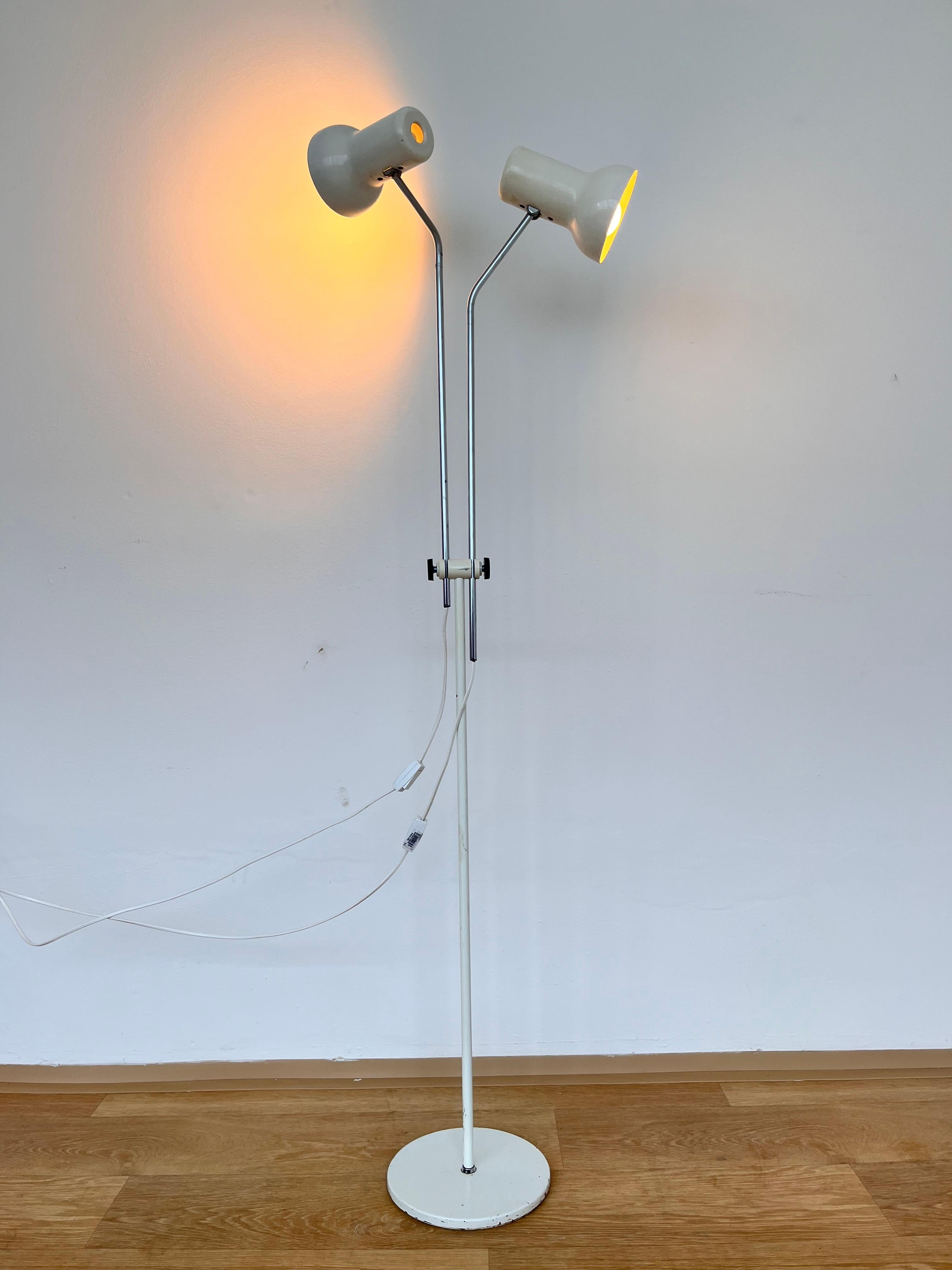 Late 20th Century Mid century adjustable design Floor Lamp by Napako, 1970s For Sale