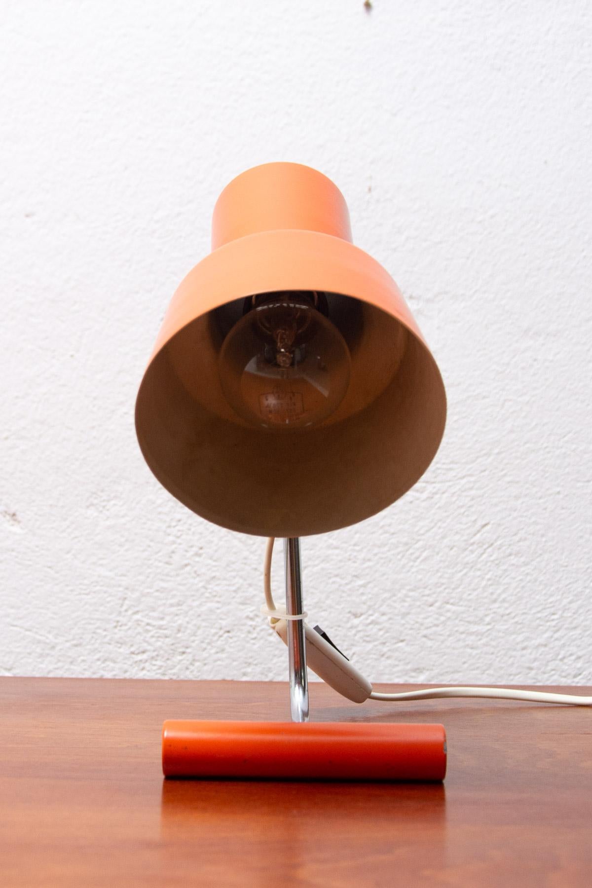 Mid-Century Adjustable Desk Lamp by Josef Hurka for Napako, Czechoslovakia For Sale 3