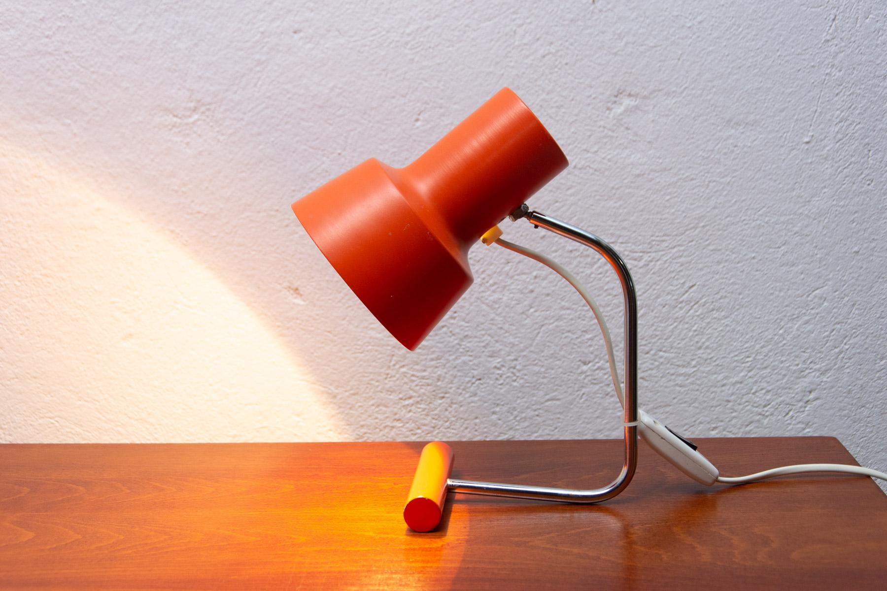 Mid-Century Adjustable Desk Lamp by Josef Hurka for Napako, Czechoslovakia For Sale 8