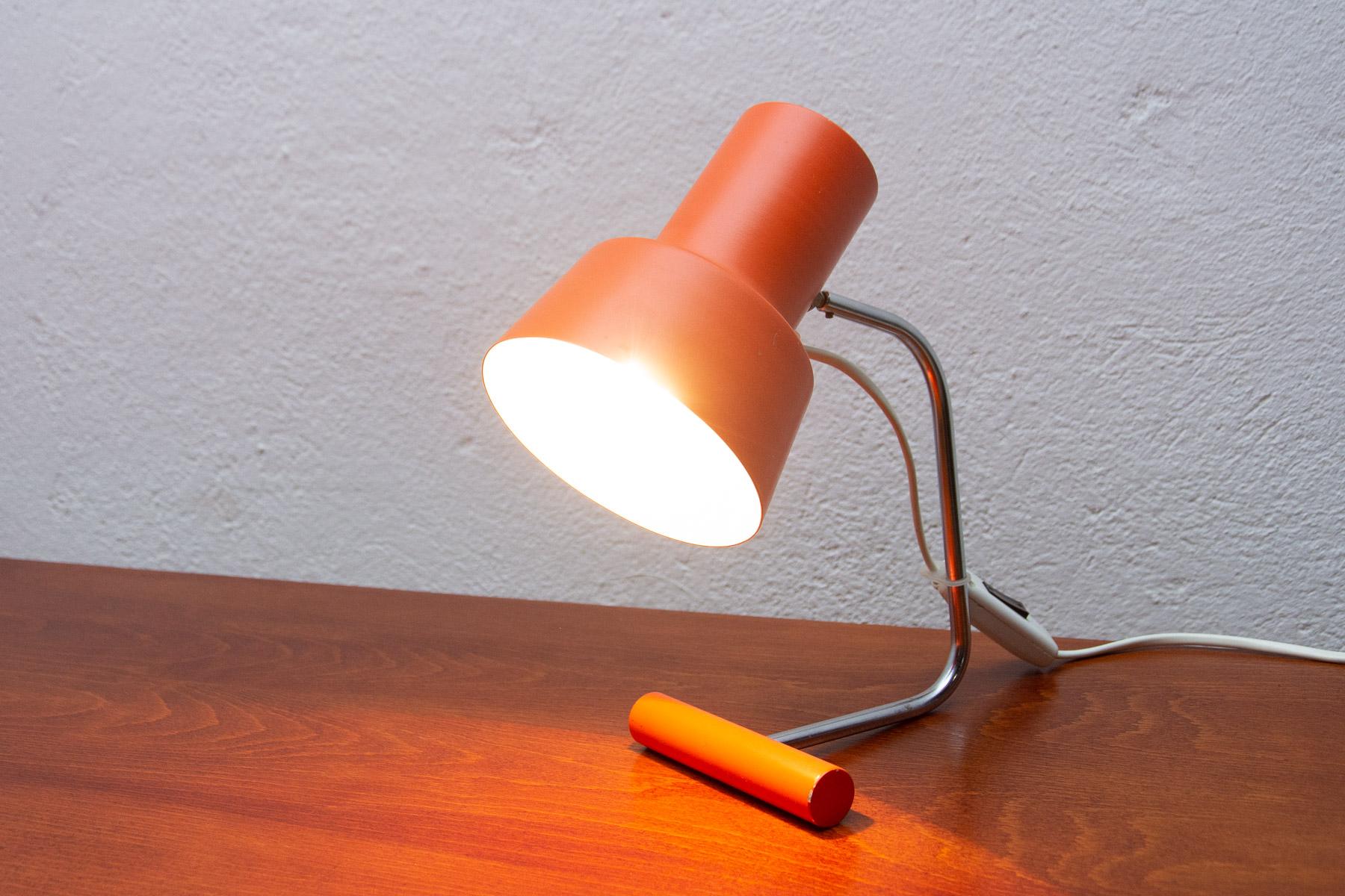 Mid-Century Adjustable Desk Lamp by Josef Hurka for Napako, Czechoslovakia For Sale 9