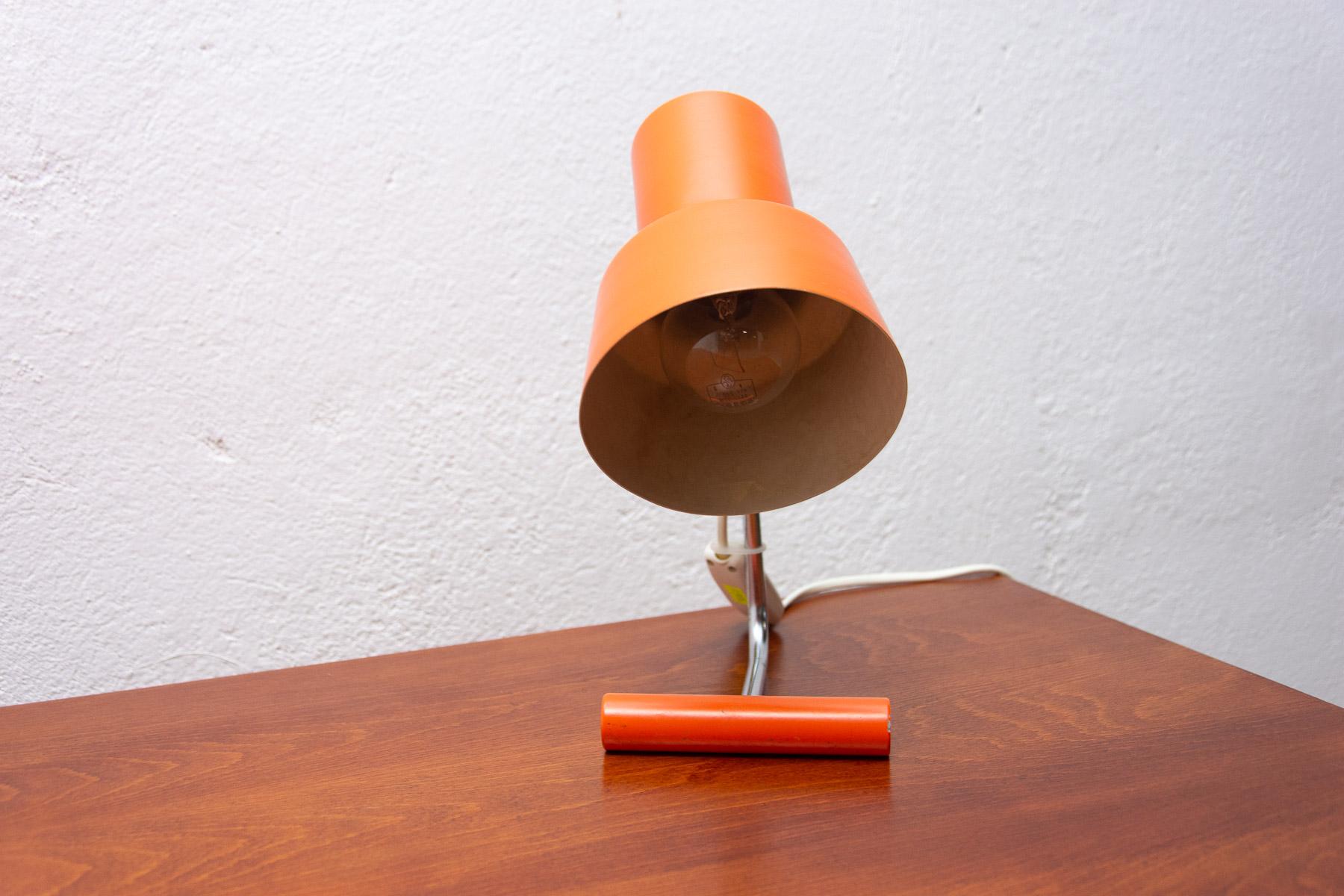 Mid-Century Modern Mid-Century Adjustable Desk Lamp by Josef Hurka for Napako, Czechoslovakia For Sale