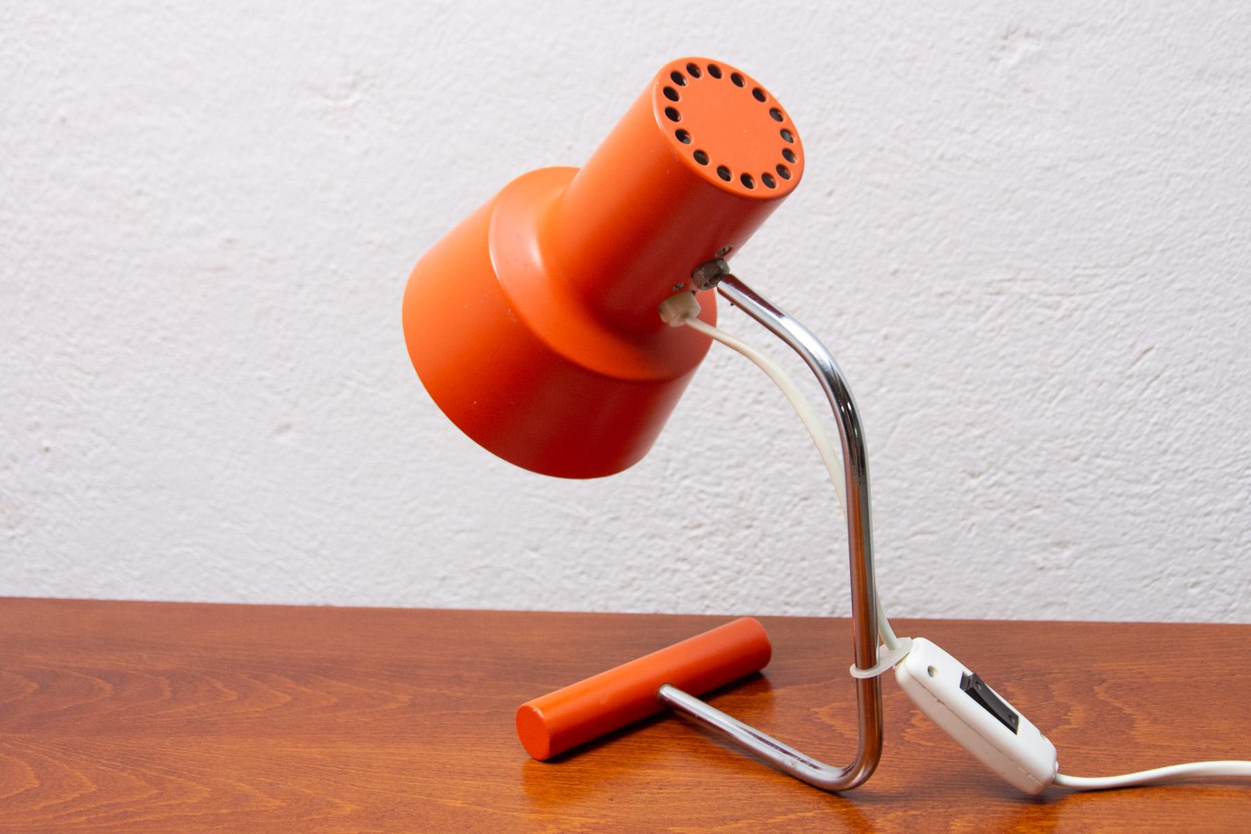 Mid-Century Adjustable Desk Lamp by Josef Hurka for Napako, Czechoslovakia In Good Condition For Sale In Prague 8, CZ