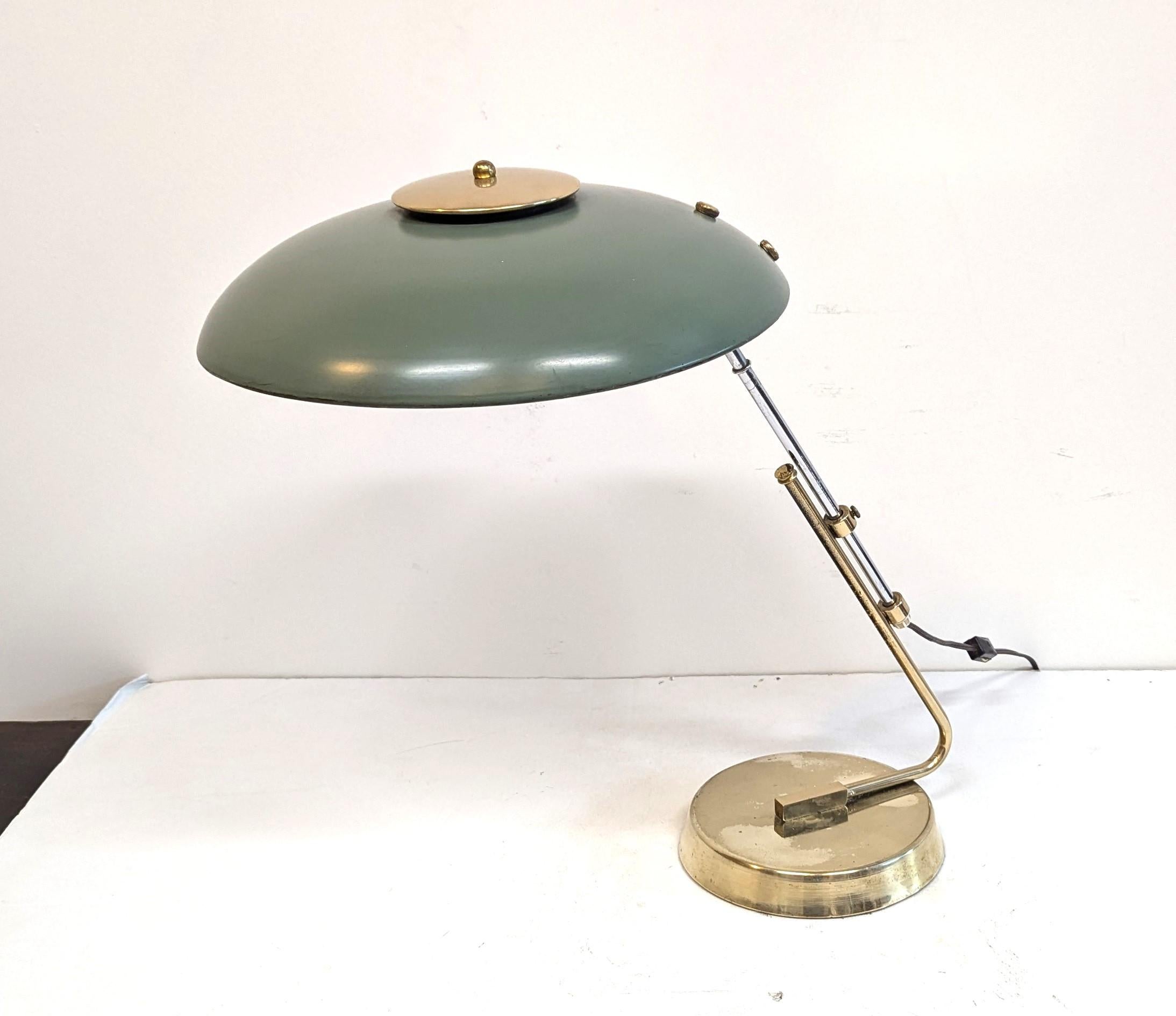 Mid-20th Century Mid Century Adjustable Desk Lamp Gerald Thurston