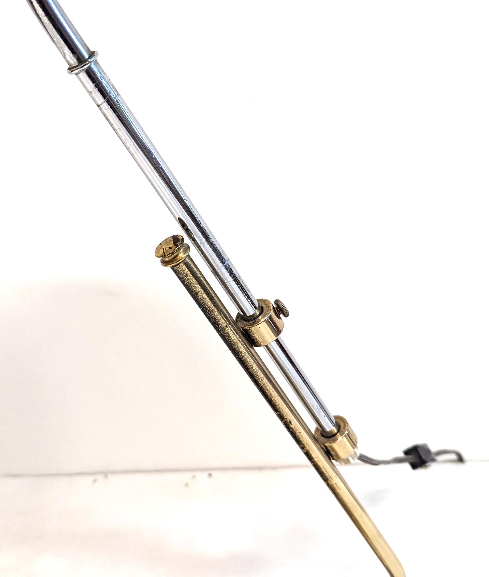 Aluminum Mid Century Adjustable Desk Lamp Gerald Thurston