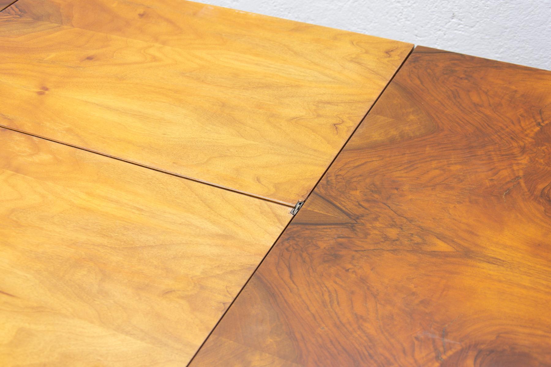 Mid Century Adjustable Dining Table by Jindrich Halabala, 1950s For Sale 12