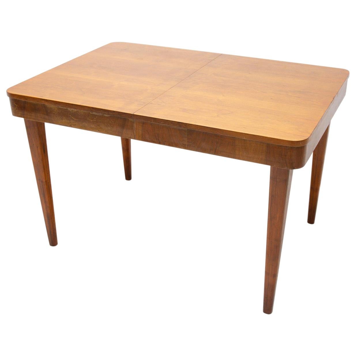 Mid Century Adjustable Dining Table by Jindřich Halabala, 1950s For Sale