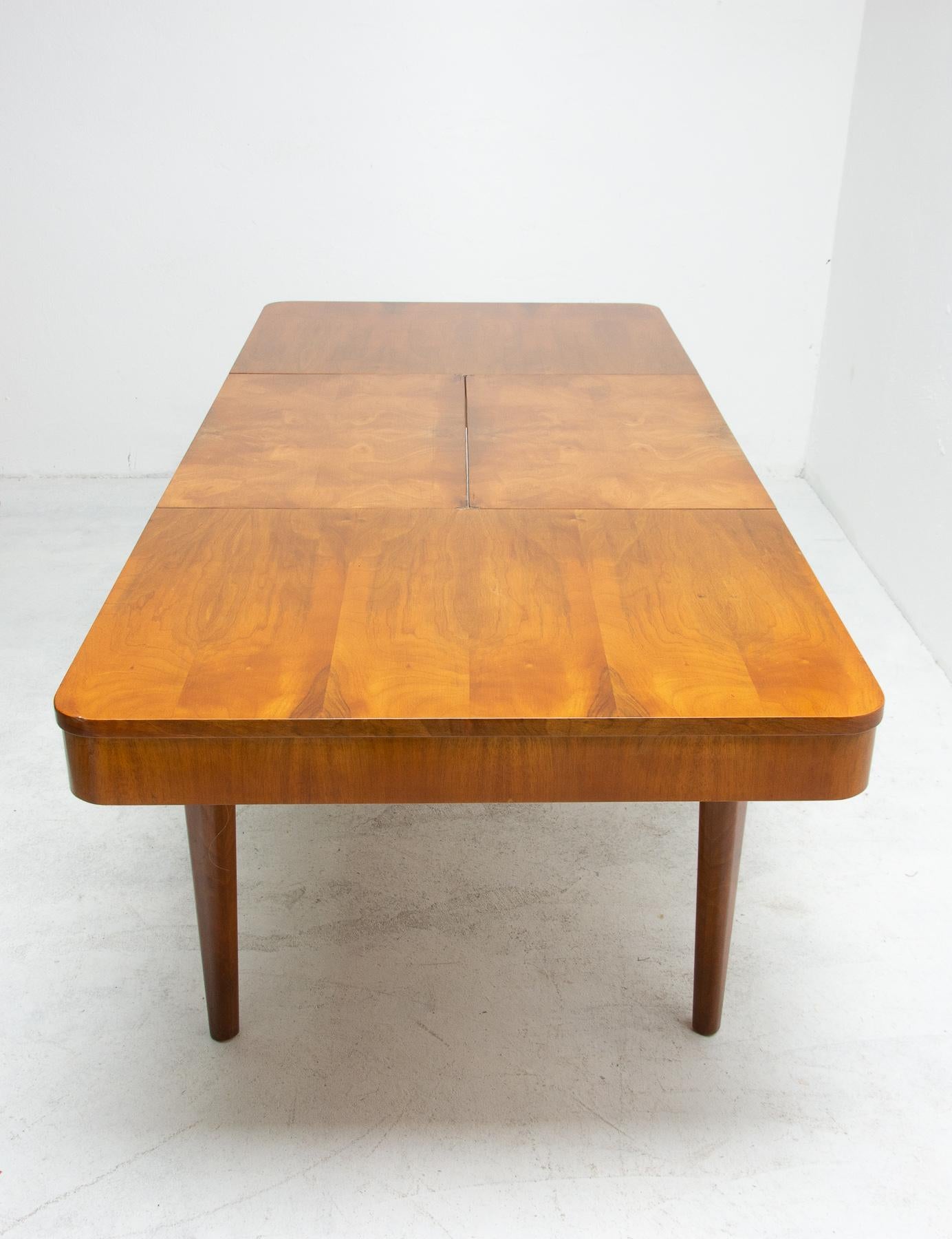 Mid-Century Modern Midcentury Adjustable Dining Table by Jindřich Halabala for UP Závody Brno