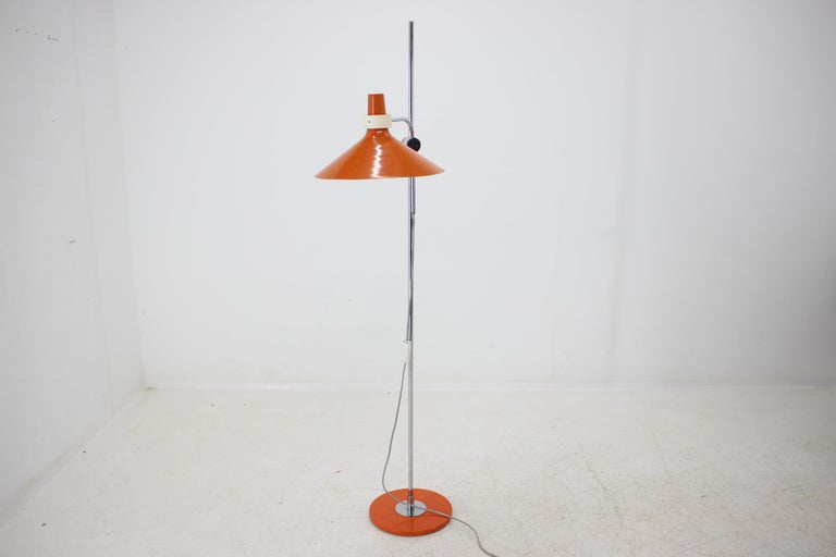 Czech Midcentury Adjustable Floor Lamp, 1970s For Sale