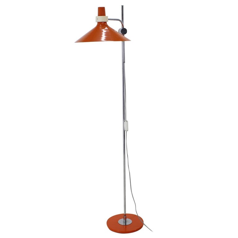 Midcentury Adjustable Floor Lamp, 1970s For Sale