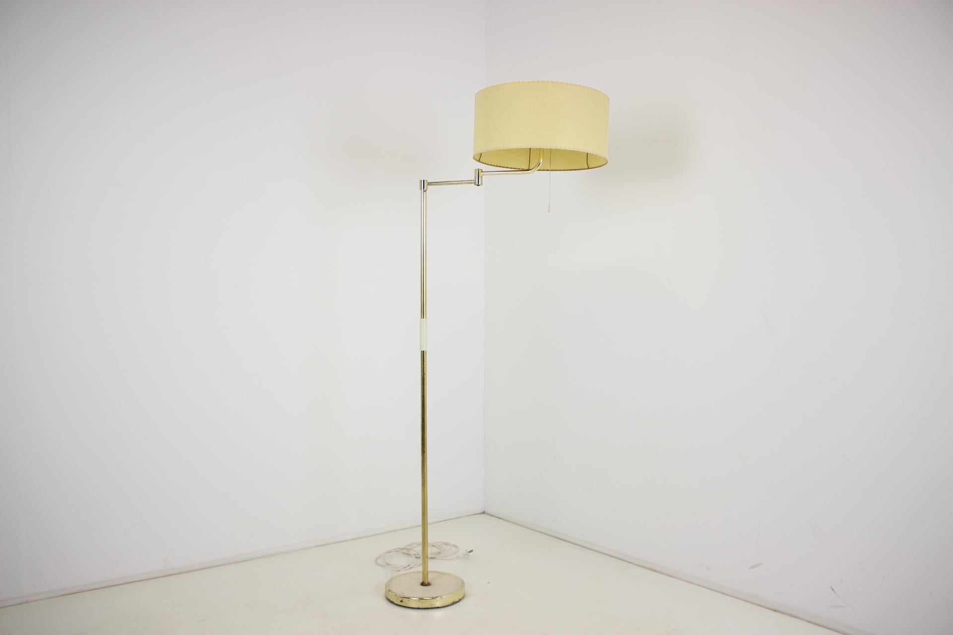 German Mid-Century Adjustable Floor Lamp, 1970's For Sale