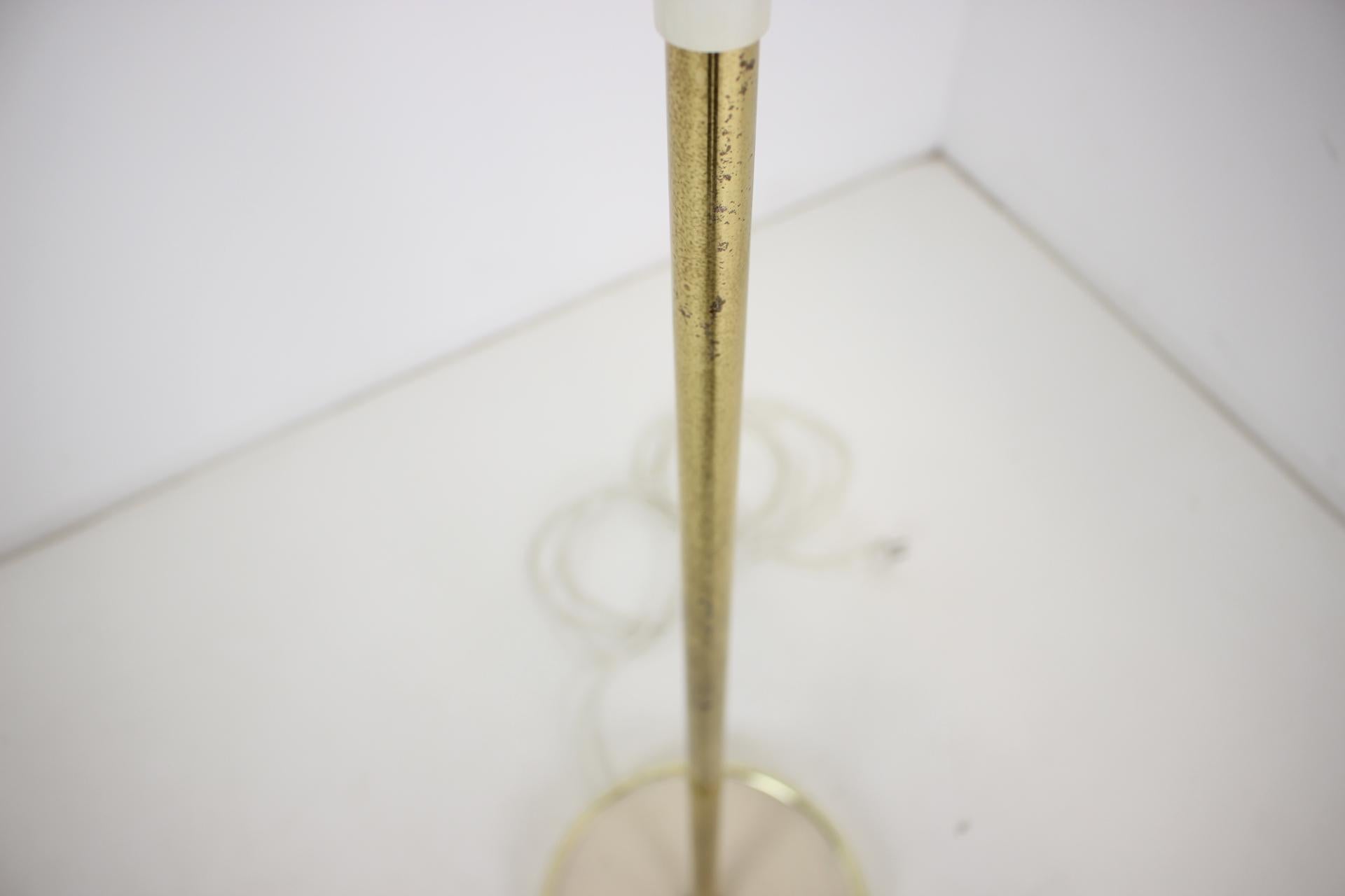 Brass Mid-Century Adjustable Floor Lamp, 1970's For Sale