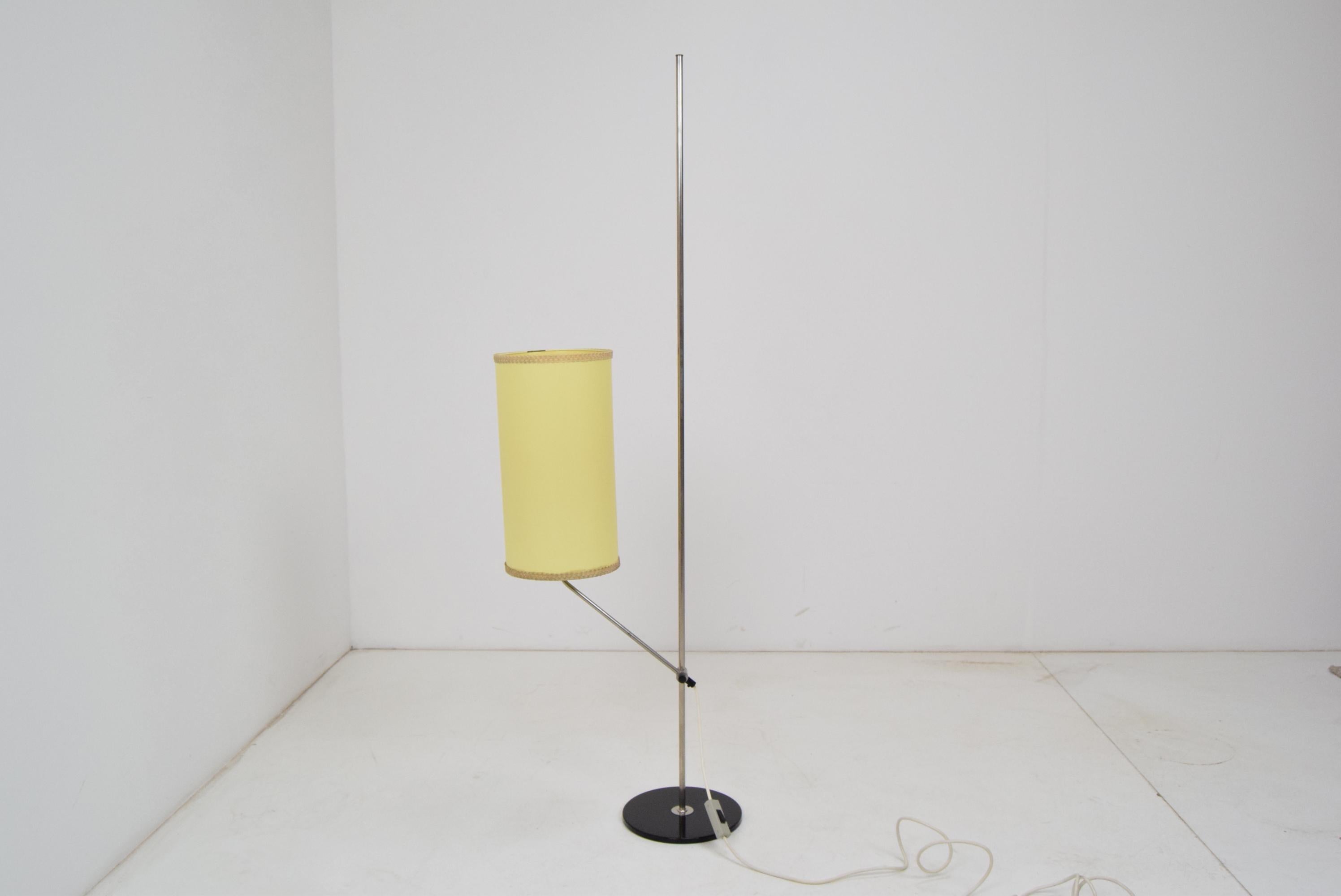 Midcentury Adjustable Floor Lamp by AKA Elektrik, 1970s For Sale 3