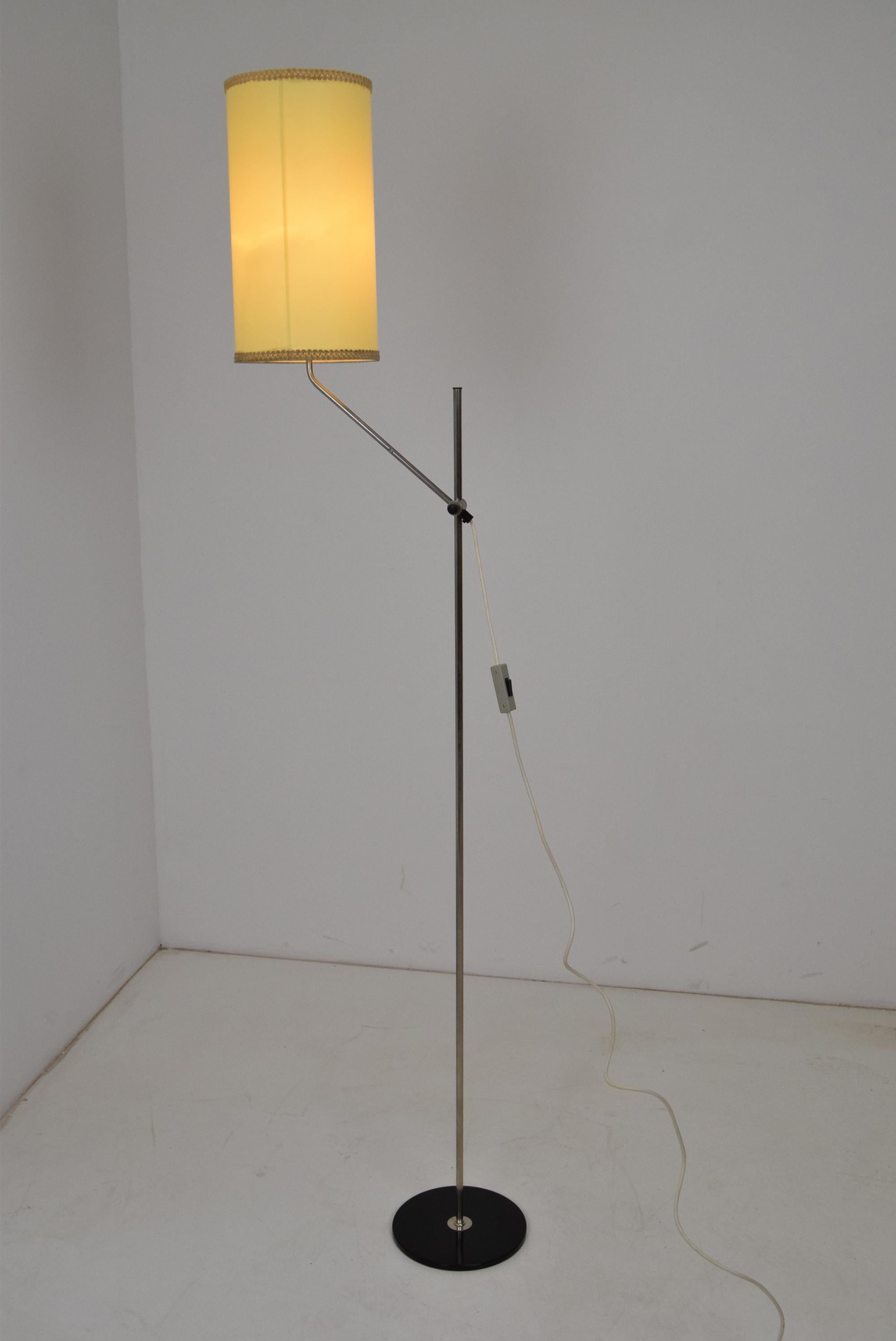 Mid-Century Modern Midcentury Adjustable Floor Lamp by AKA Elektrik, 1970s For Sale