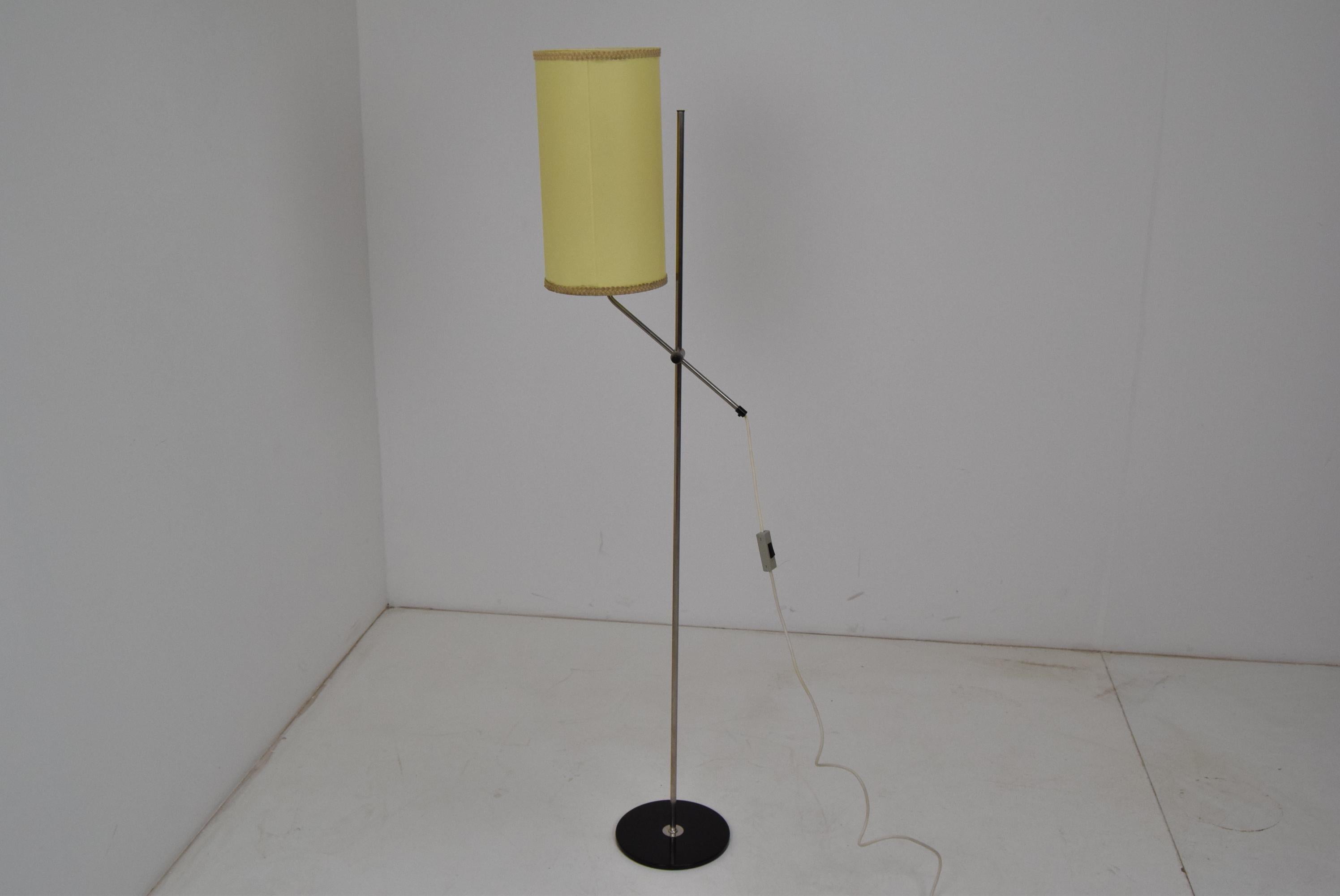 German Midcentury Adjustable Floor Lamp by AKA Elektrik, 1970s For Sale