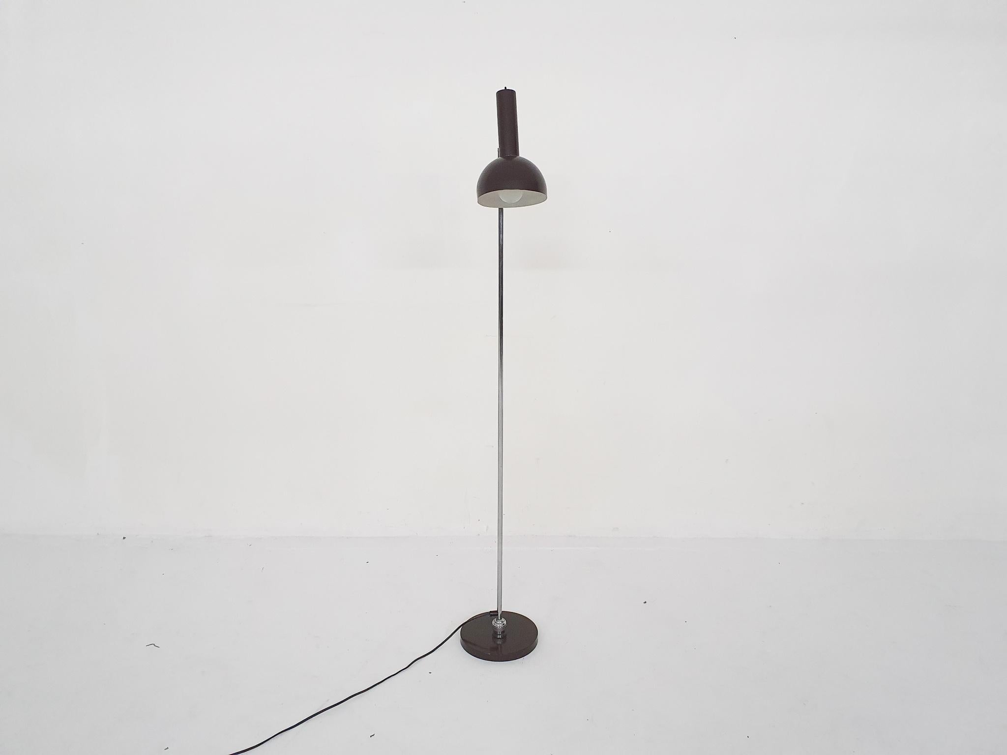 Mid-Century Adjustable Floor Lamp by Busquet for Hala, the Netherlands, 1950's For Sale 1