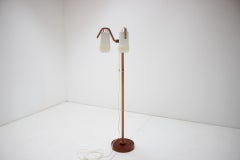 Mid-Century Adjustable Floor Lamp, Dřevo Humpolec, 1970's