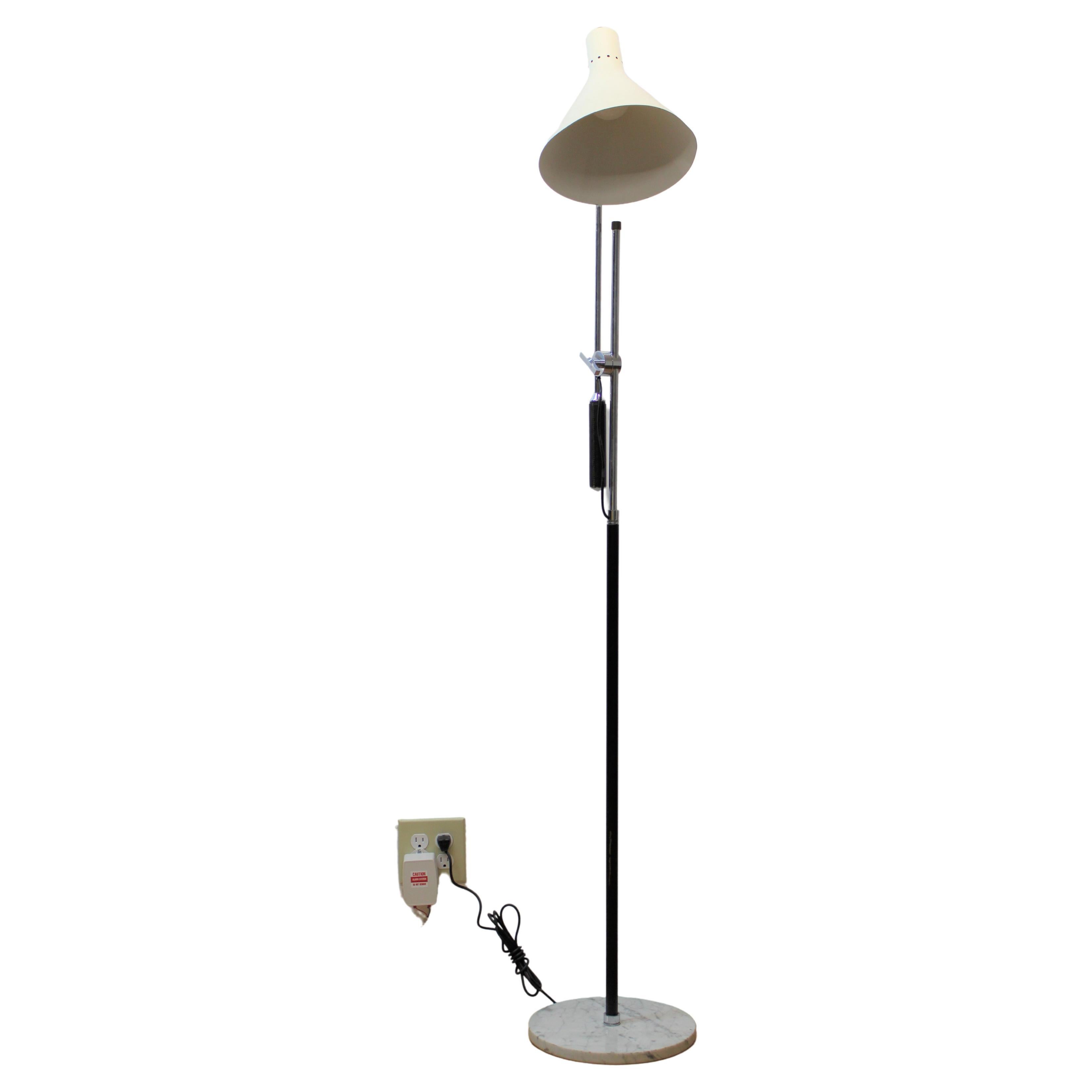 Mid-Century Adjustable Floor Lamp For Sale