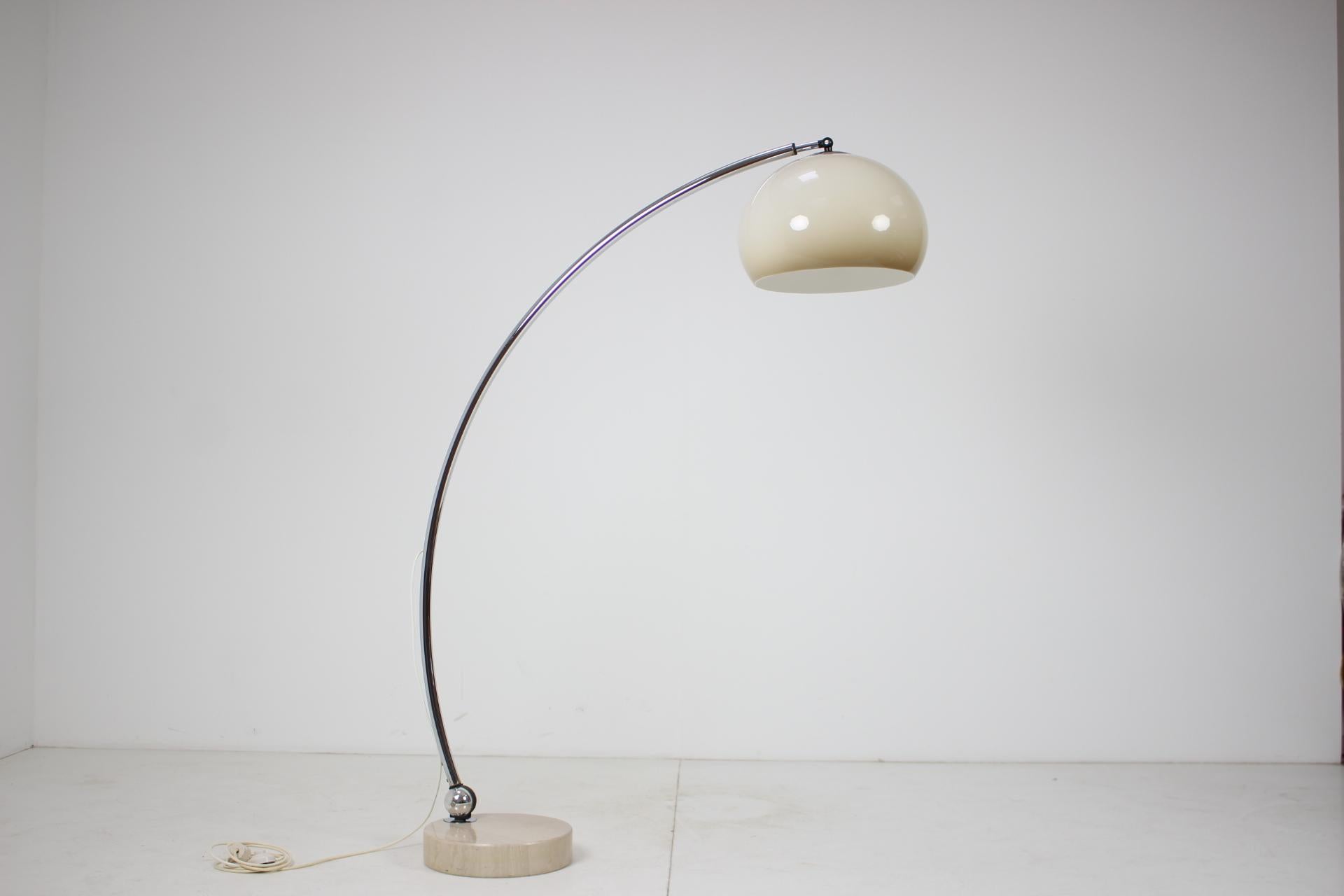 Czech Mid-Century Adjustable Floor Lamp/ Guzzini/Meblo, 1970s