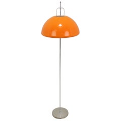 Verstellbare Mid-Century Stehlampe/ Harvey Guzzini:: 1970er