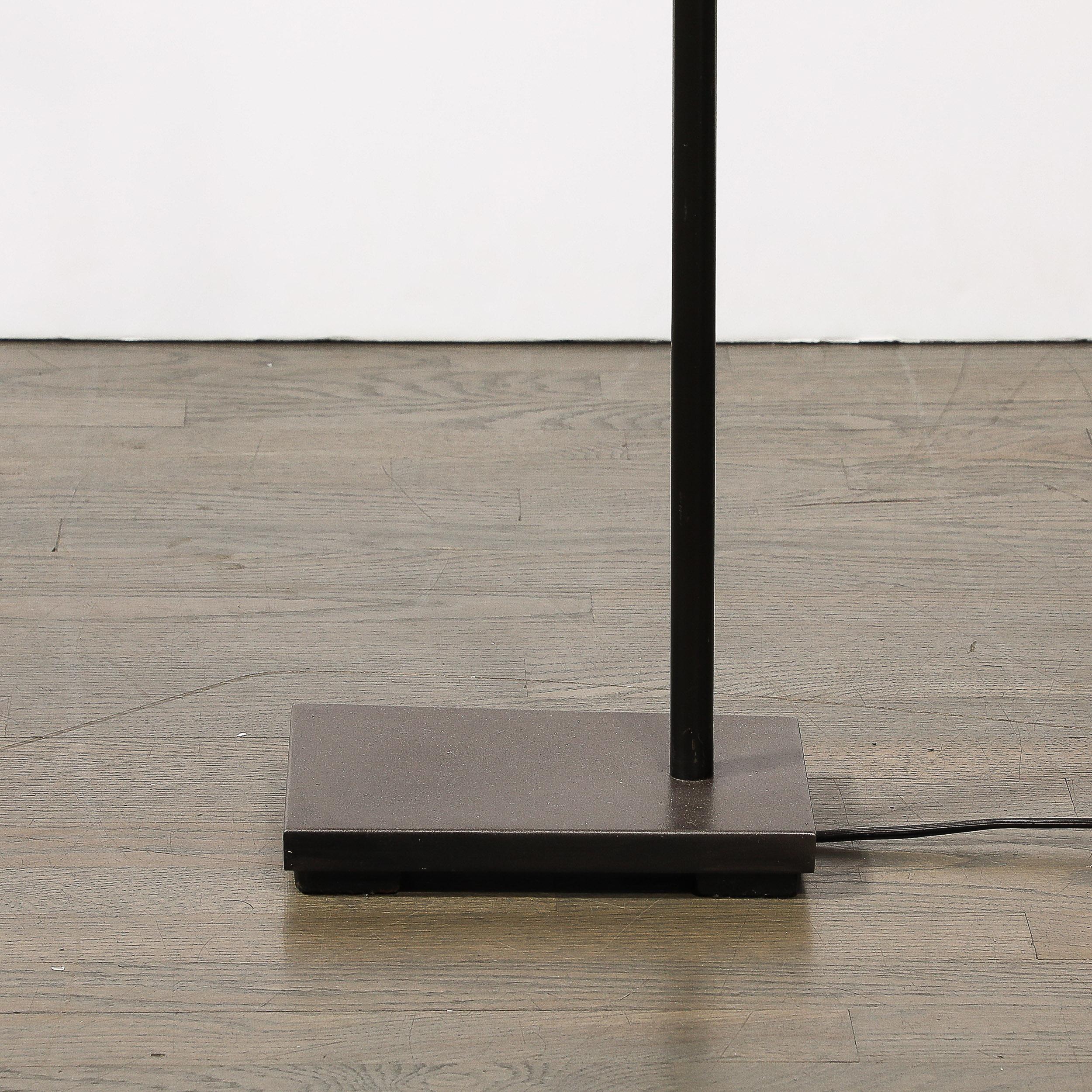 Mid-Century Modern Mid-Century Adjustable Floor Lamp in Oil Rubbed Bronze Manner of Cedric Hartman