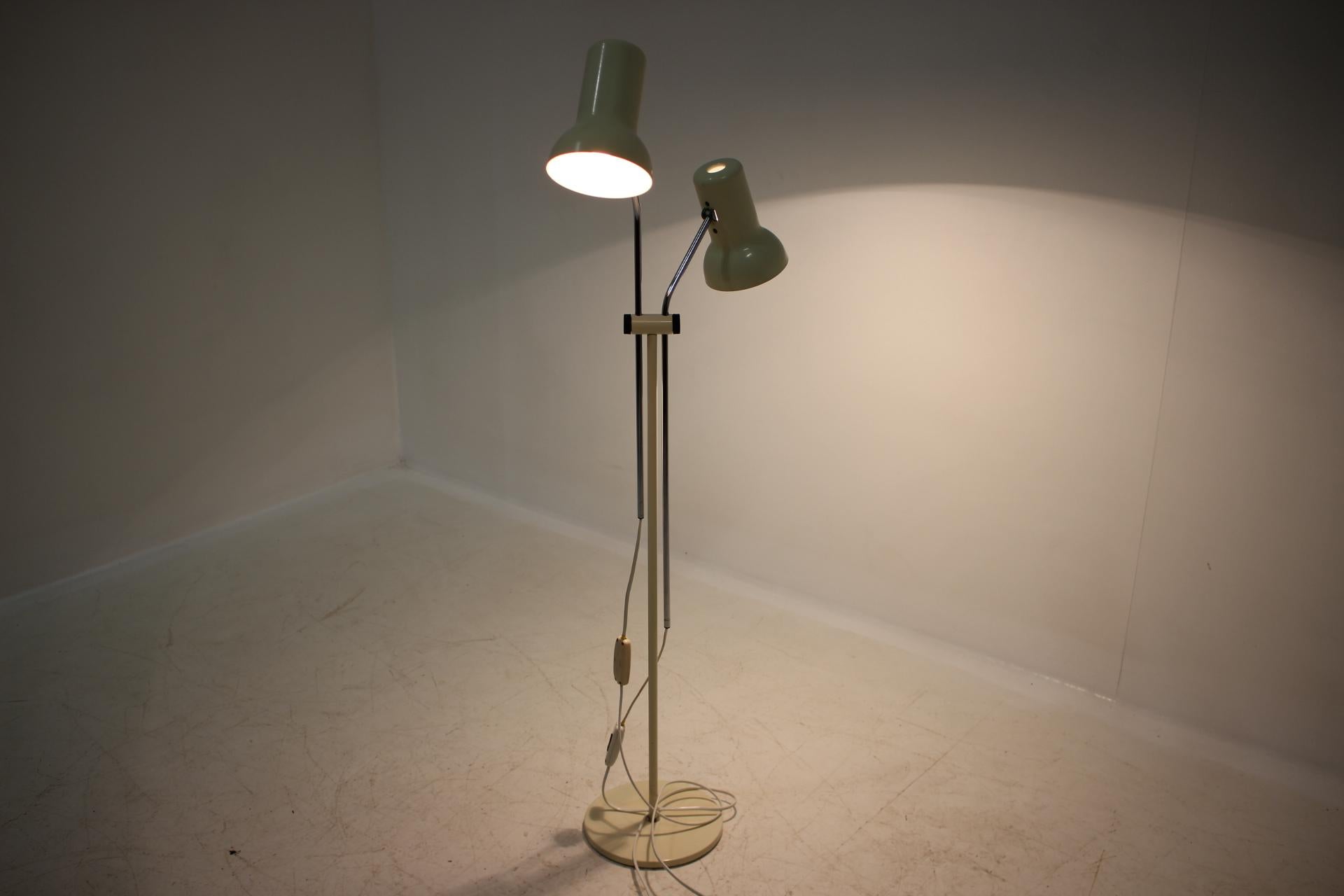 Late 20th Century Midcentury Adjustable Floor Lamp/Napako, 1970s For Sale