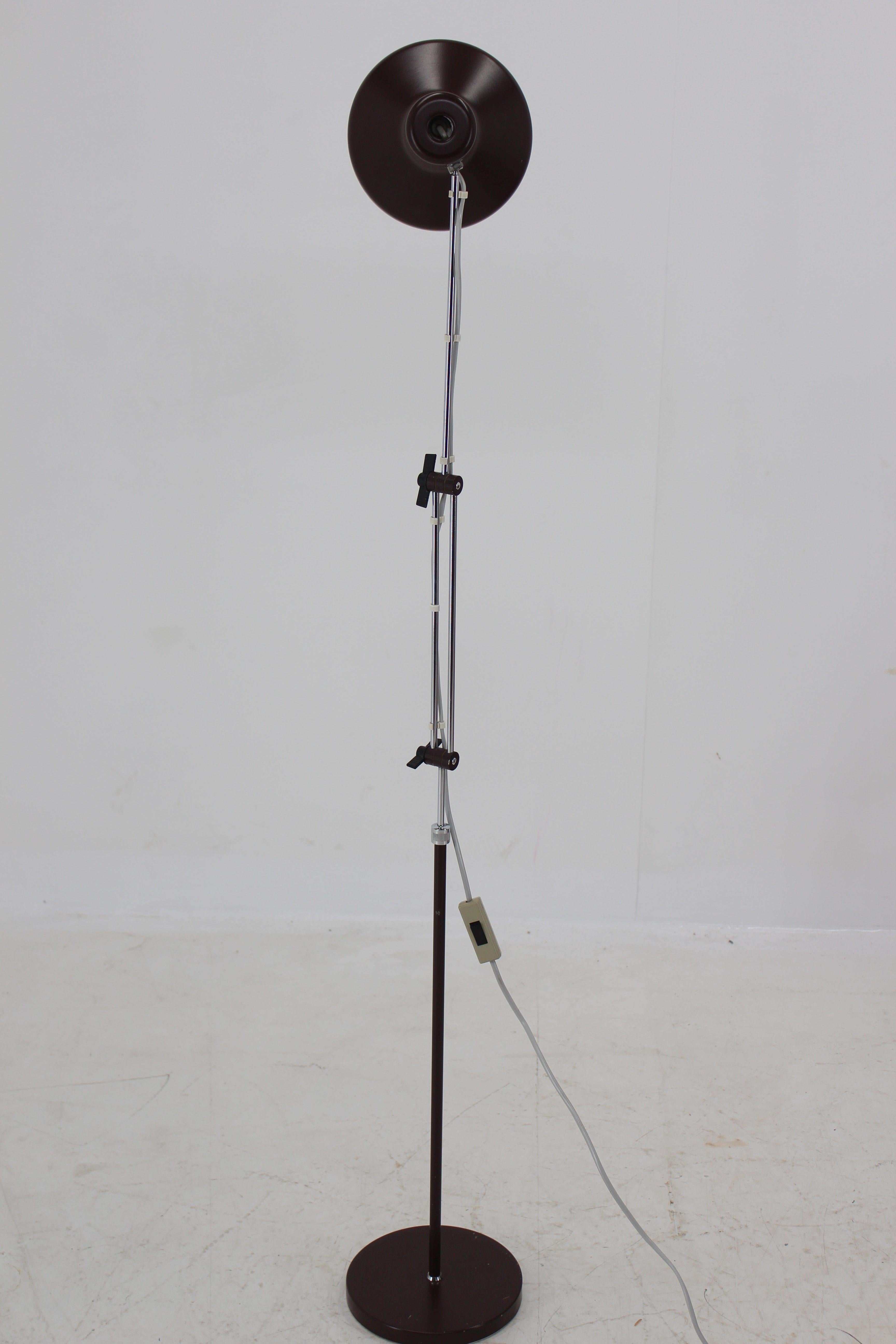 Midcentury Adjustable Floor Lamp/Napako, 1970s In Good Condition In Praha, CZ