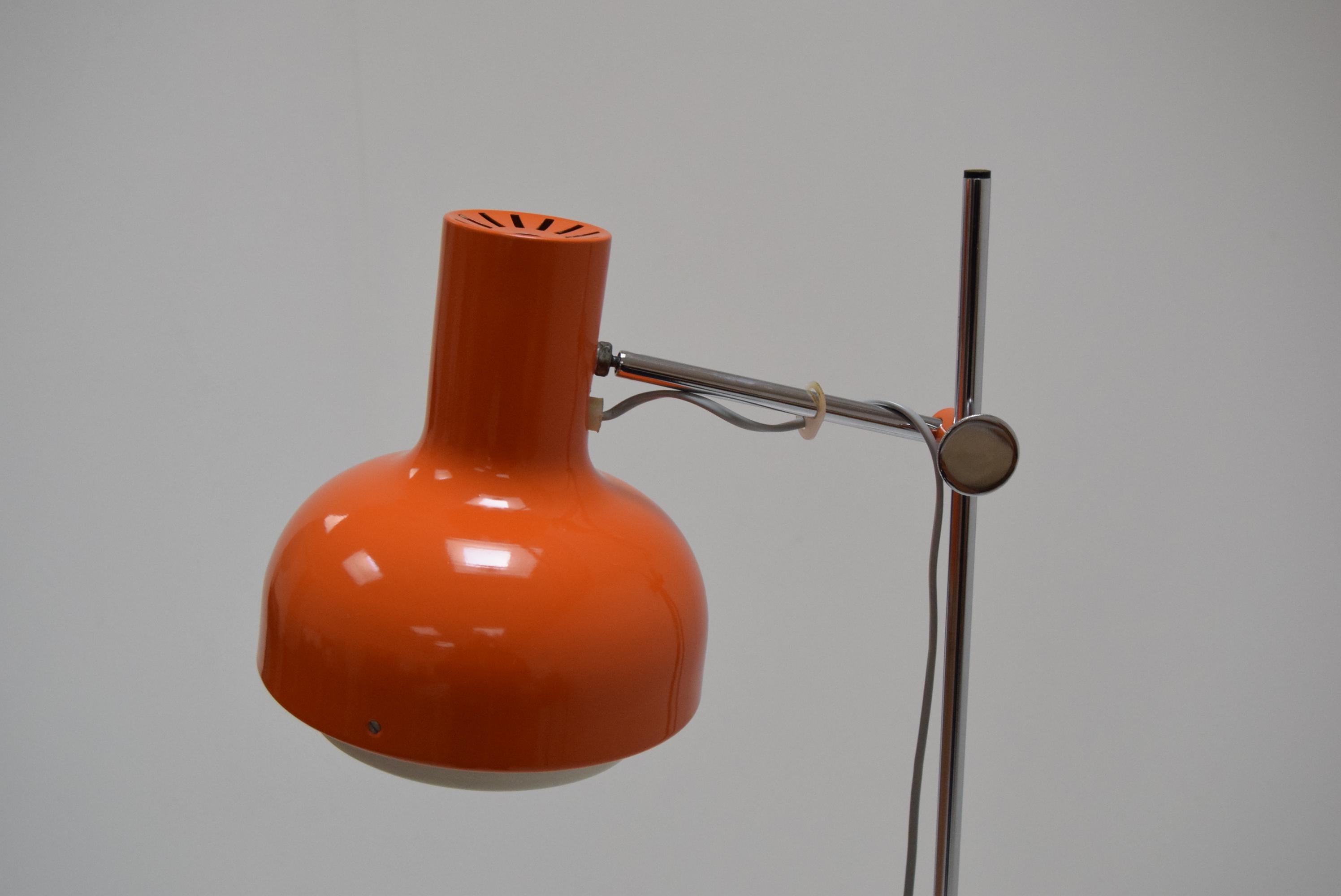 Czech Midcentury Adjustable Floor Lamp Napako, Josef Hůrka, 1960s