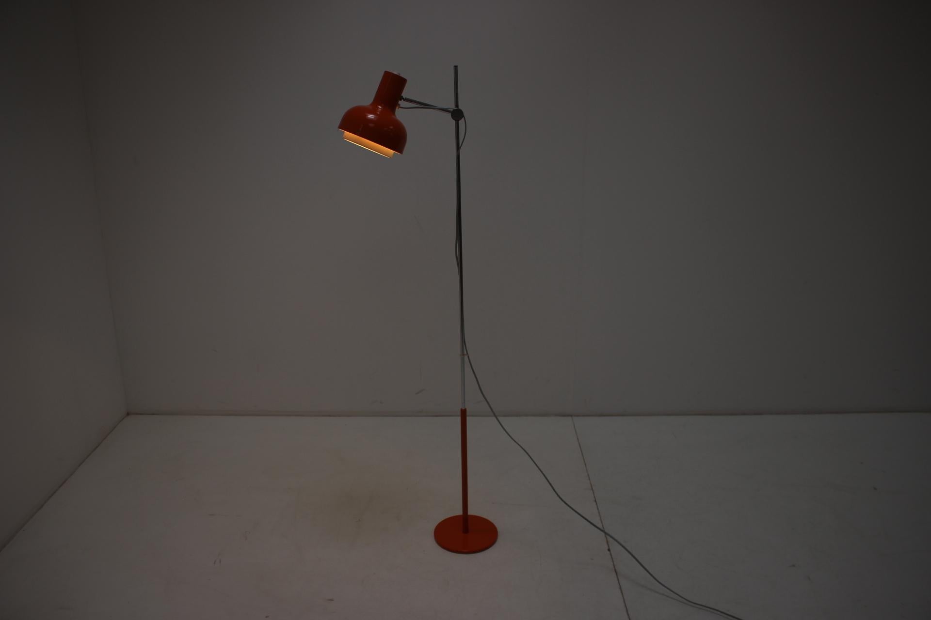 Mid-Century Adjustable Floor Lamp, Napako, Josef Hurka, 1960's In Fair Condition For Sale In Praha, CZ