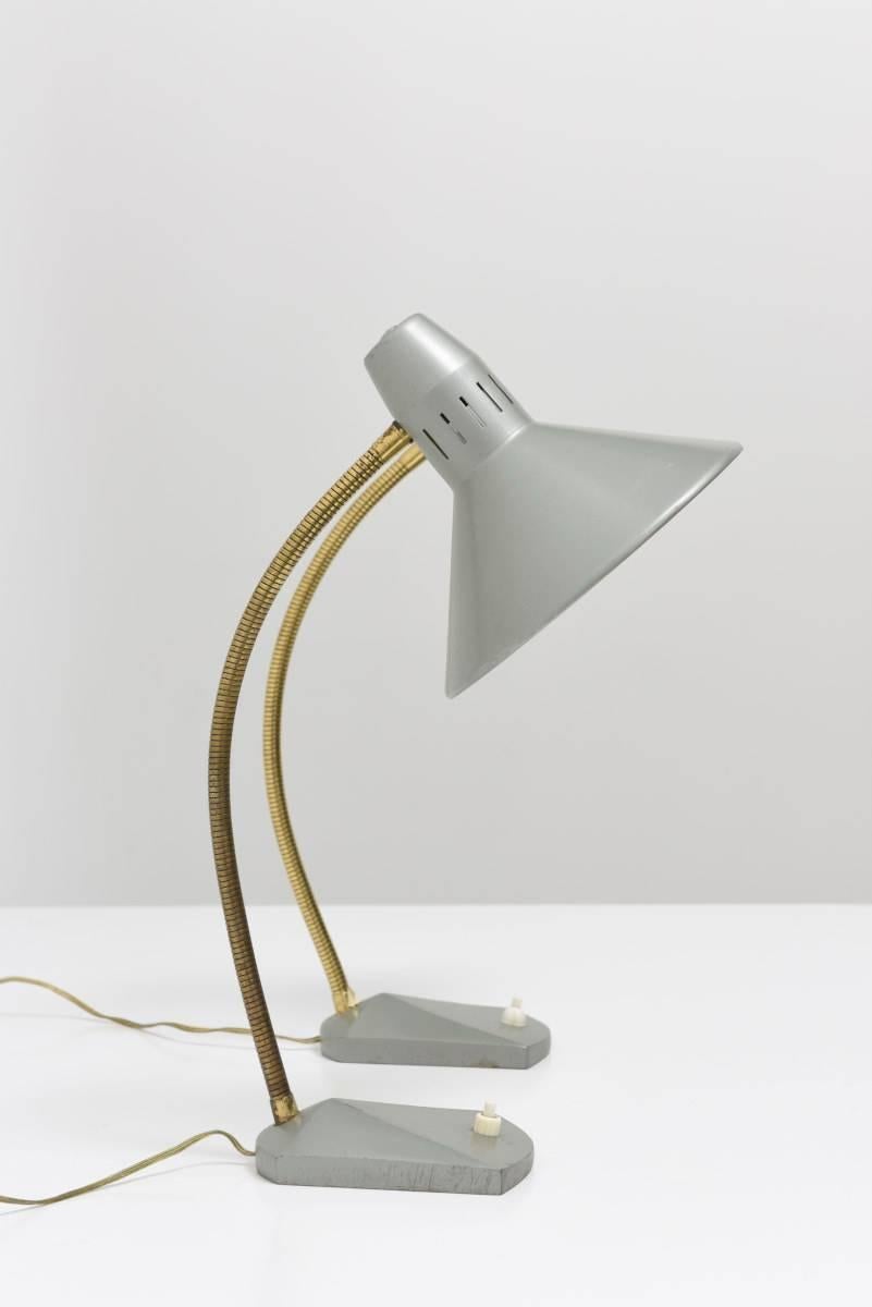 Mid-Century Modern Mid-Century Adjustable Goose Neck Desk Lamp, Hala Zeist, 1960s