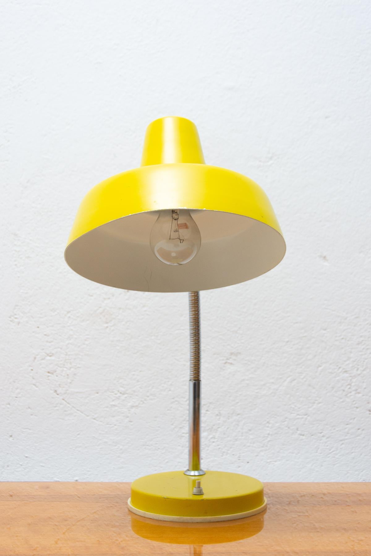 European Midcentury Adjustable Gooseneck Desk Lamp, 1950s For Sale