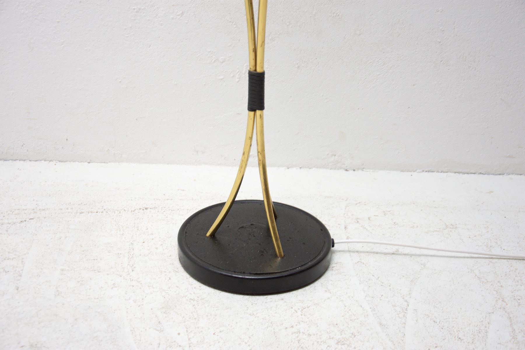 Mid Century Adjustable Gooseneck Floor Lamp, Brussels Period, 1960´s For Sale 2