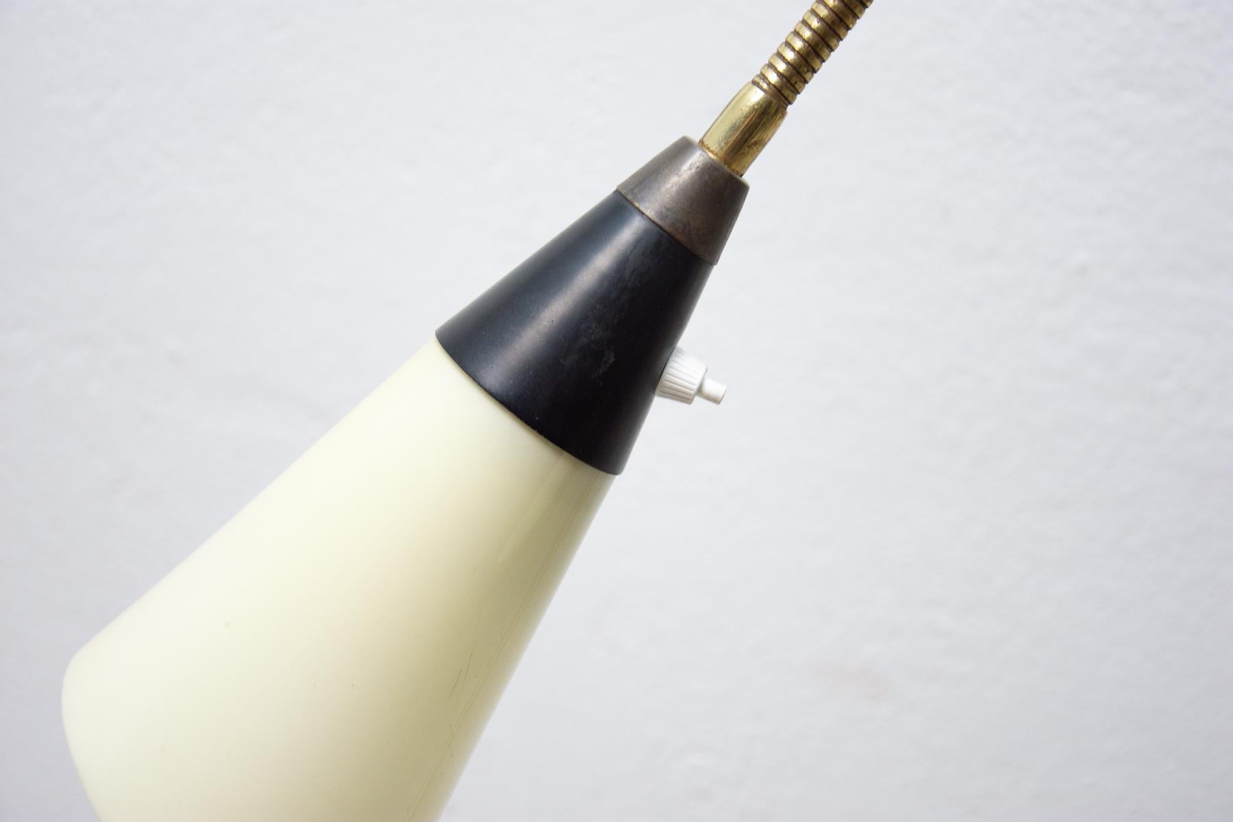 Mid Century Adjustable Gooseneck Floor Lamp, Brussels Period, 1960´s For Sale 7