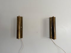 Mid-Century Adjustable Head Brass Pair of Sconces, 1960s, Germany