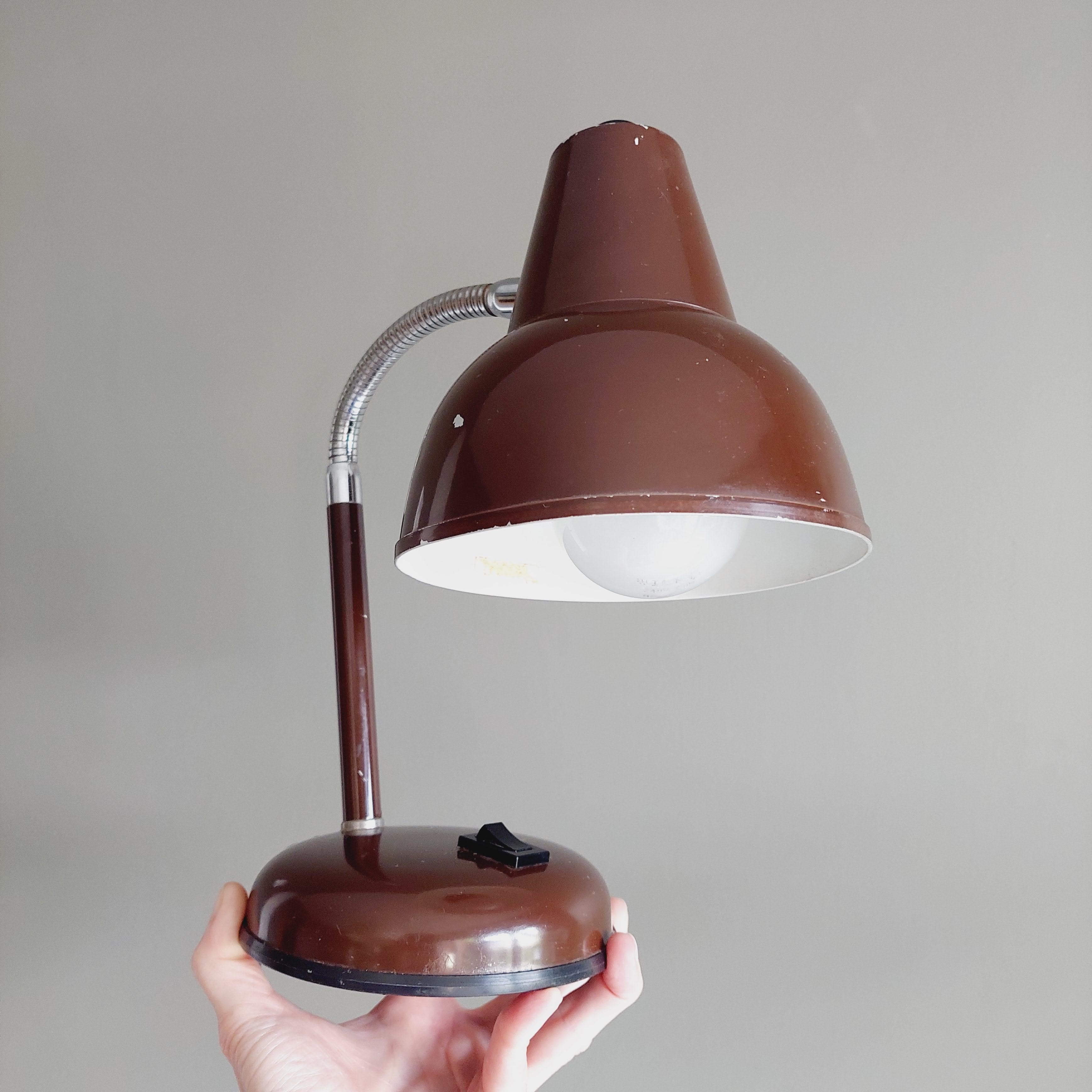 Mid Century adjustable Italian Desk Lamp By Veneta Lumi Bhs 1970s 80s 5