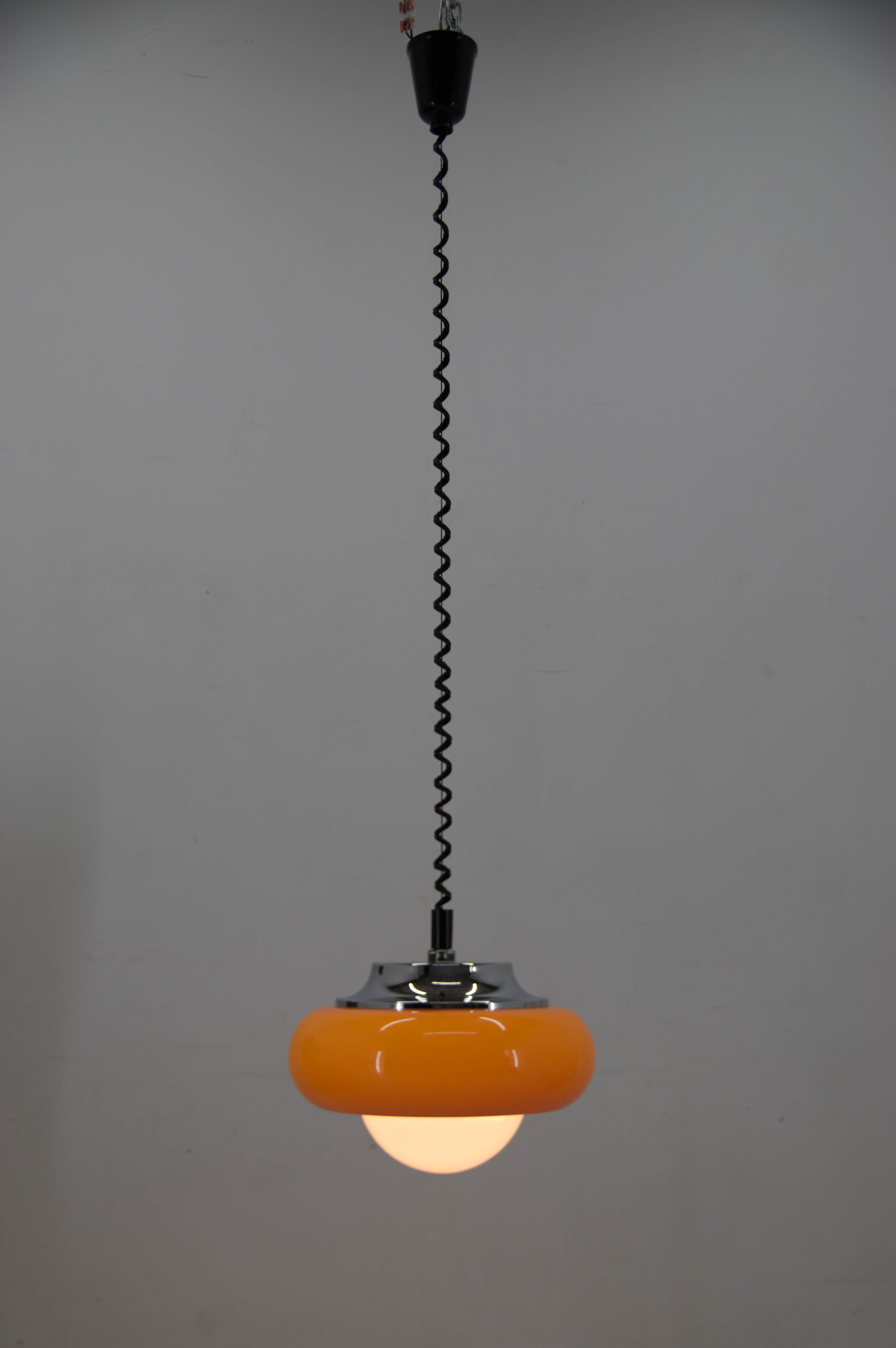 Mid Century Pendelleuchte Meblo, Harvey Guzzini, Italien, 1970er Jahre 2