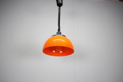 Mid-Century Adjustable Plastic Pendant Lamp by Meblo, Italy, 1970s