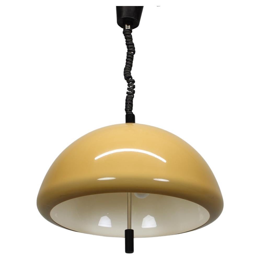 Mid-Century Adjustable Plastic Pendant Lamp by Meblo, Italy, 1970s