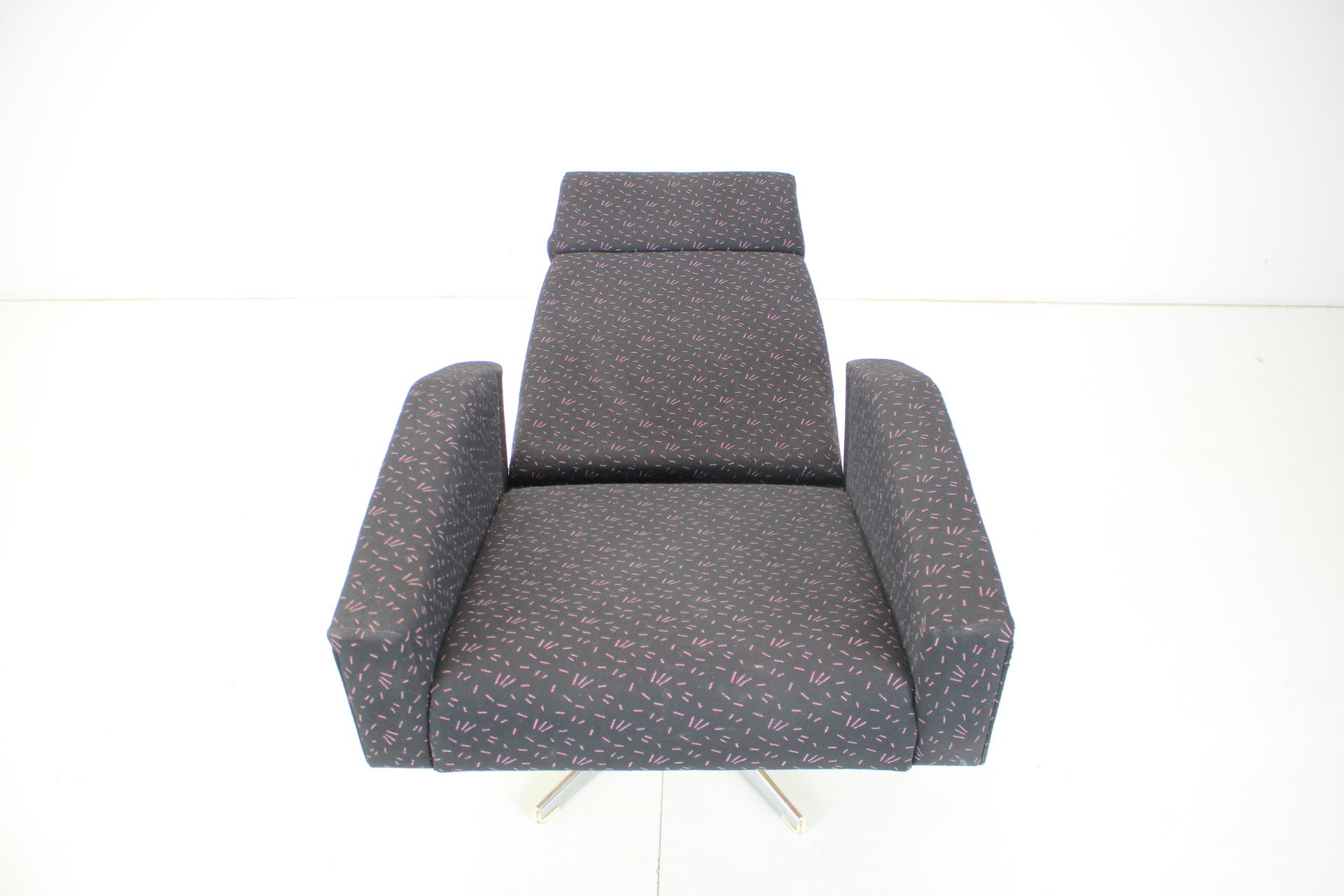 Sillón relax regulable de mediados de siglo, años 70 en venta 3