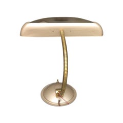Mid Century Adjustable Retro Brass Desk Lamp