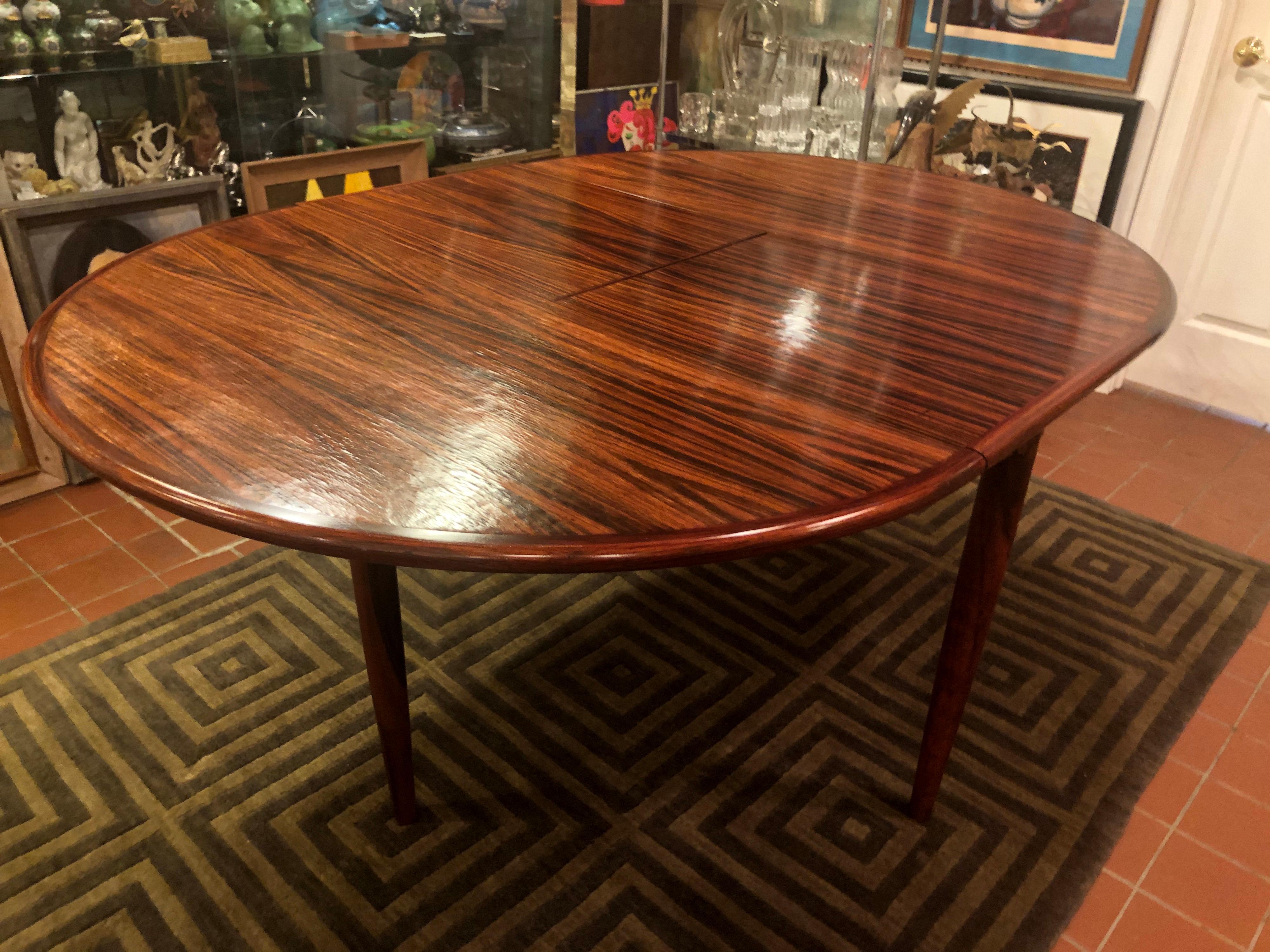 Mid Century Adjustable Rosewood Dining Table 2