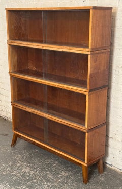 Mid-Century Adjustable Shelving Unit with Sliding Glass Doors Made in Romania
